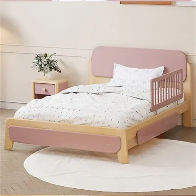 Cama doble para niños y colchón.