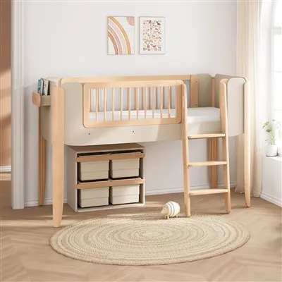 Cama alta individual