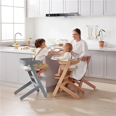 Trona de alimentación de madera